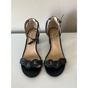 5/$25 Gap Black Block Heel Sandals